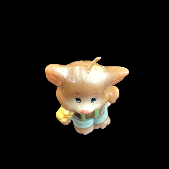 Vintage Feline Feelins Kitty Cat Candle 1980s; Cake Topper Candle - Picture 7 of 8